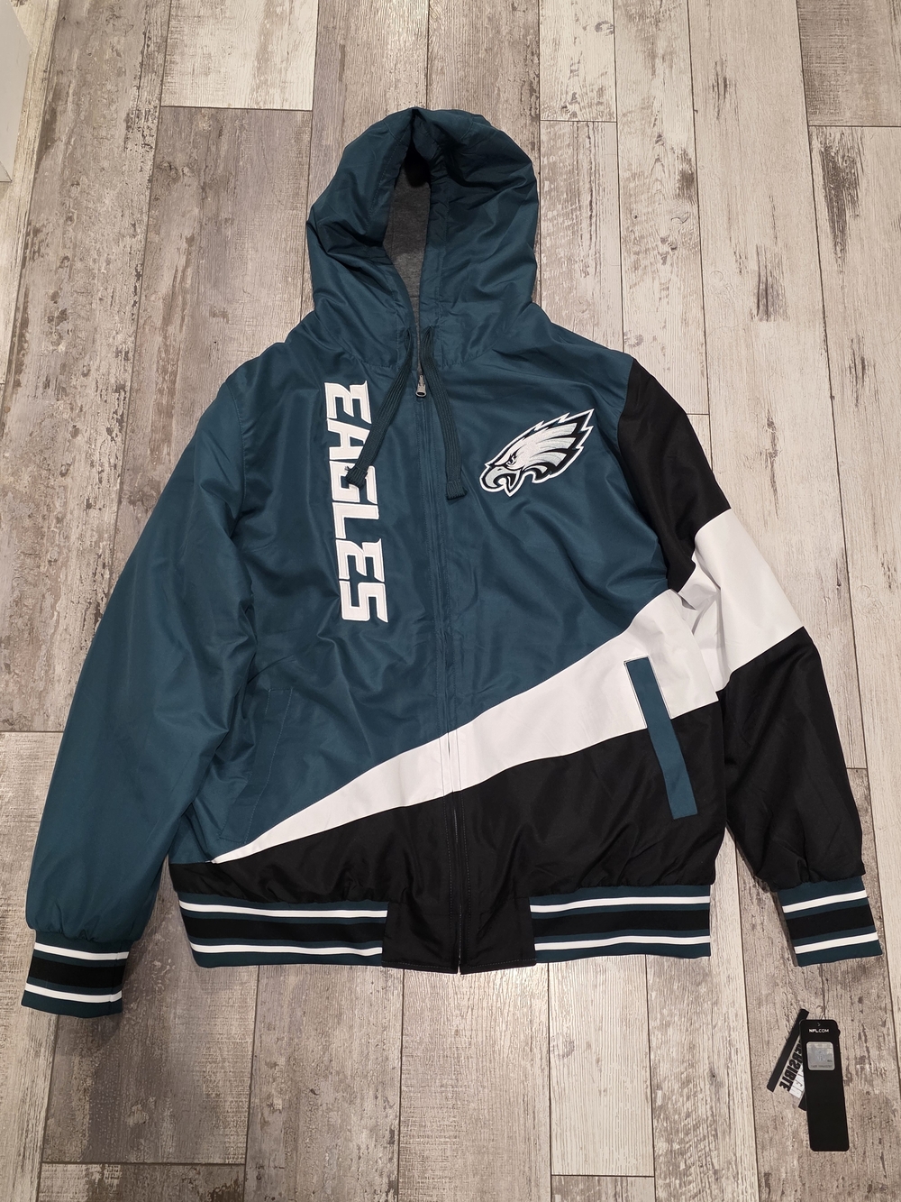 XL Men's Philadelphia Eagles NFL.com Reversible Coat Jacket New Tags Msrp $149